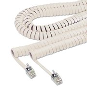 Softalk Coiled Phone Cord, 25 ft., Ivory 42265